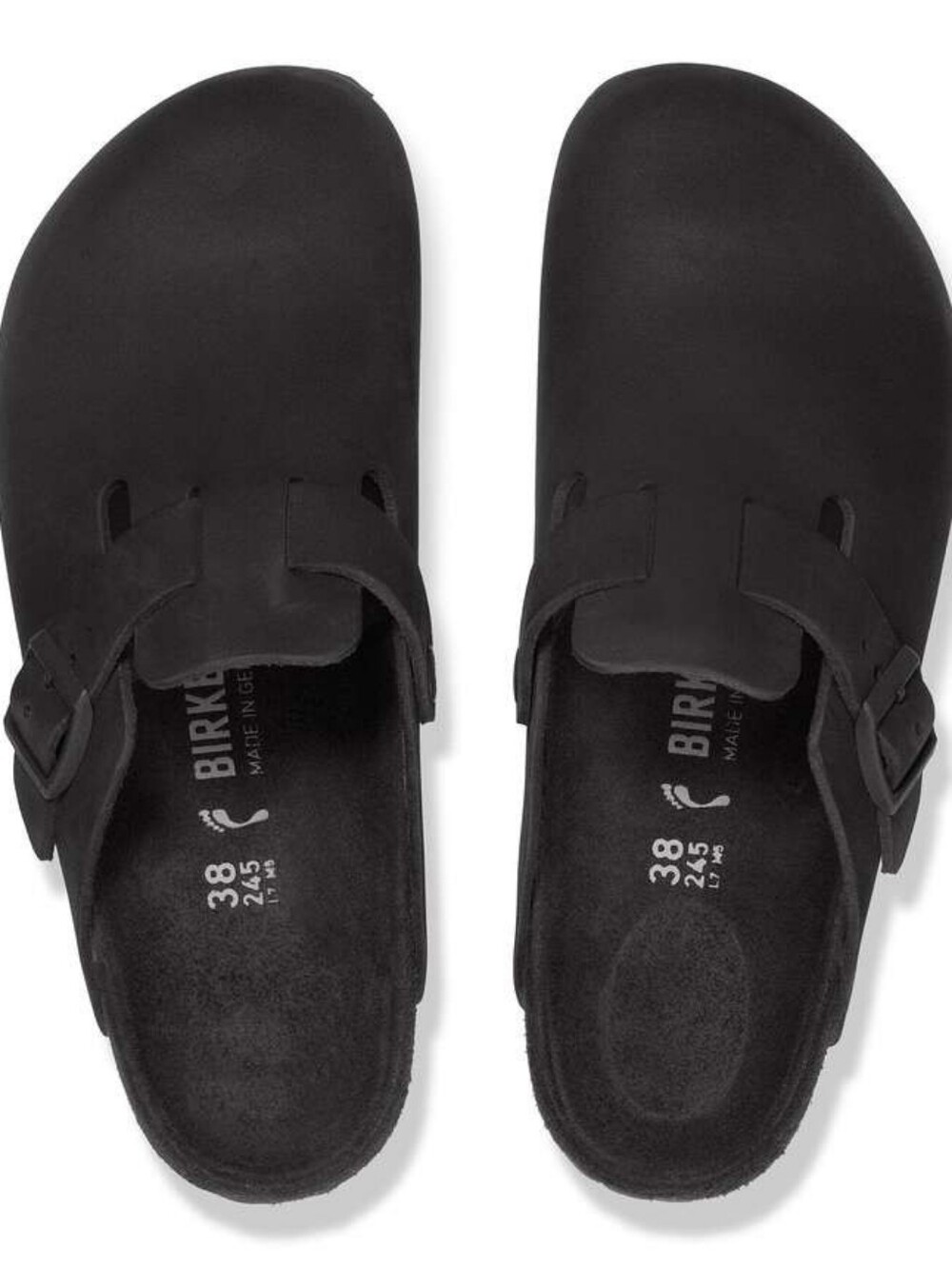 Birkenstock Exquisite Nubuck Boston Clogs 38 Narrow
